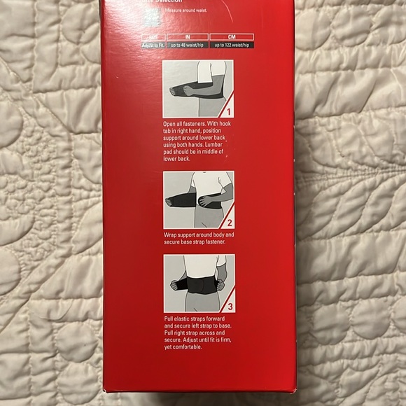 ACE brand Adjustable Back stabilizer with Lumbar Support - Picture 5 of 13